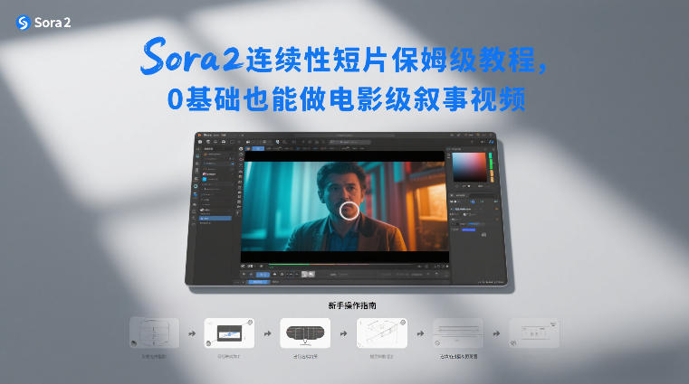 Sora2连续性短片保姆级教程，0基础也能做电影级叙事视频-创领云聚