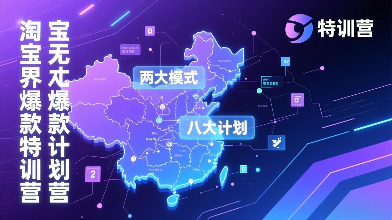 淘宝无界爆款训练营：2026年1月杭州线下高端集训课，3天构建两大模式八大计划体系-创领云聚