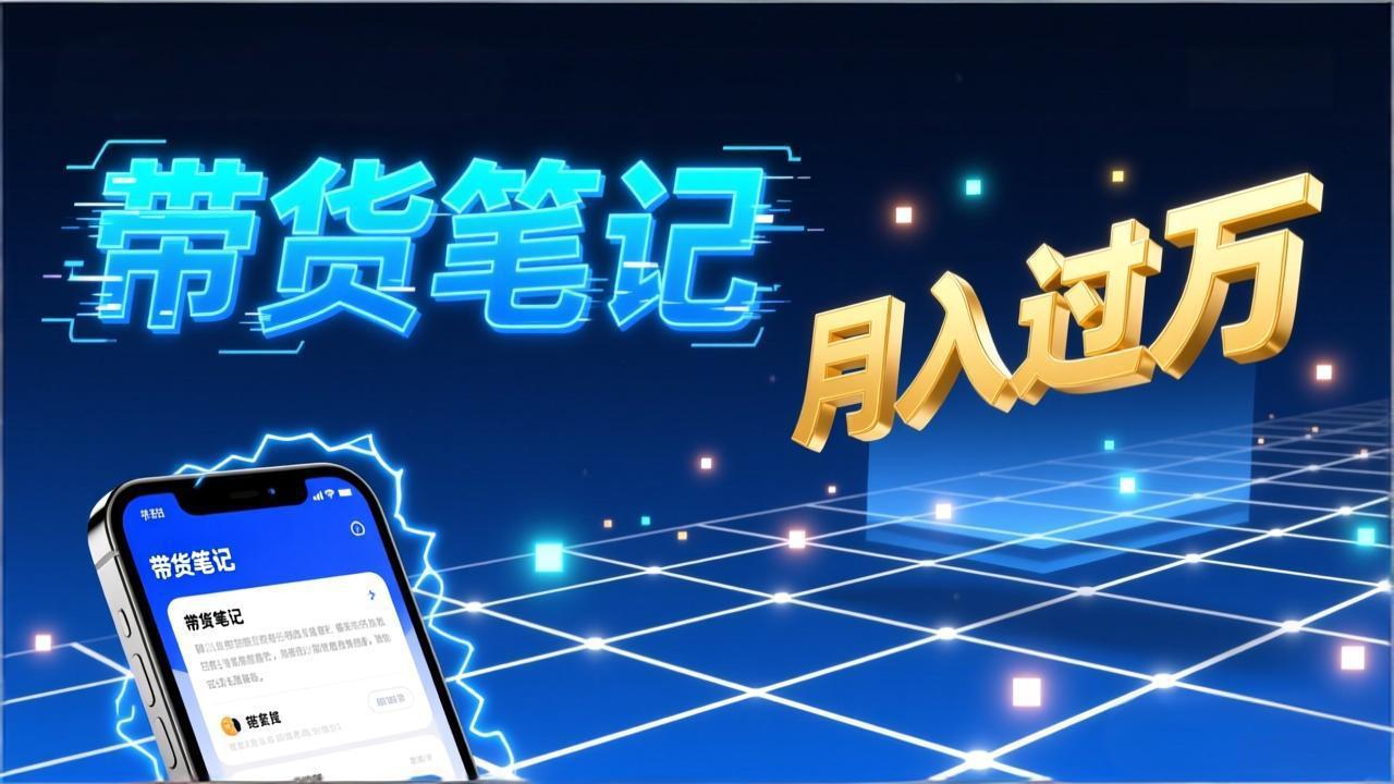 小红书爆款笔记带货实战：拆解封面标题正文全要素，手把手教你单篇笔记带货月入过万-创领云聚