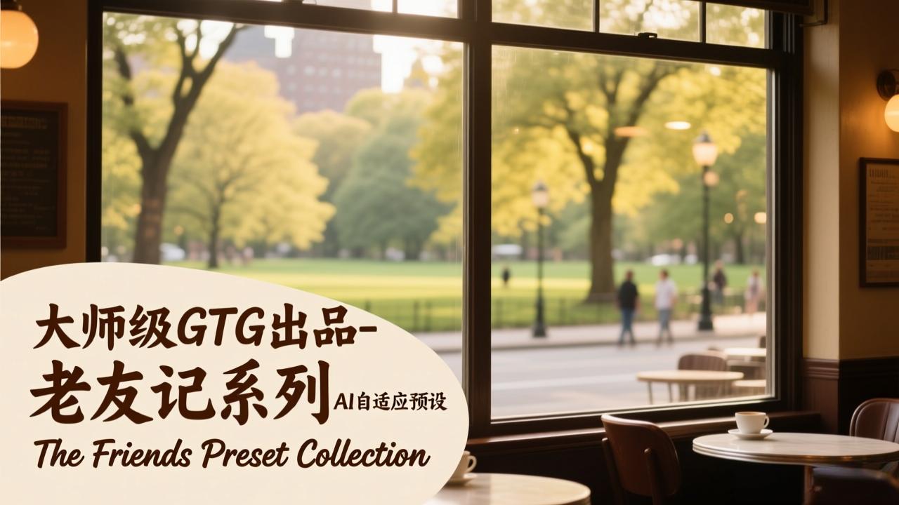 大师级GTG出品-老友记系列AI自适应预设The Friends Preset Collection-创领云聚
