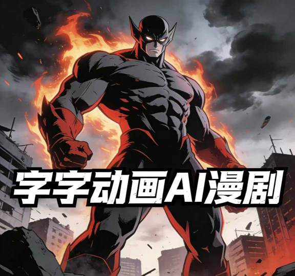 字字动画AI漫剧2026年第1期系统课程，小白看完就能学会实操的漫剧课，单人月收1-3W-创领云聚