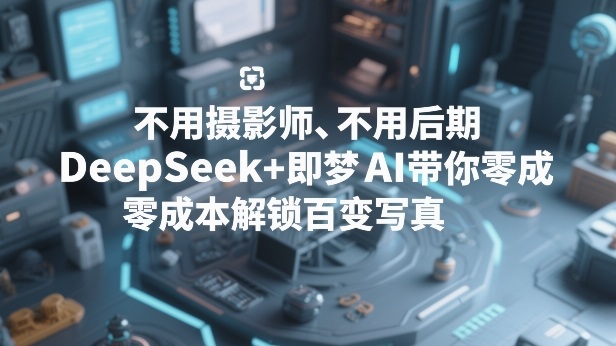 不用摄影师、不用后期，DeepSeek+即梦AI带你零成本解锁百变写真！-创领云聚