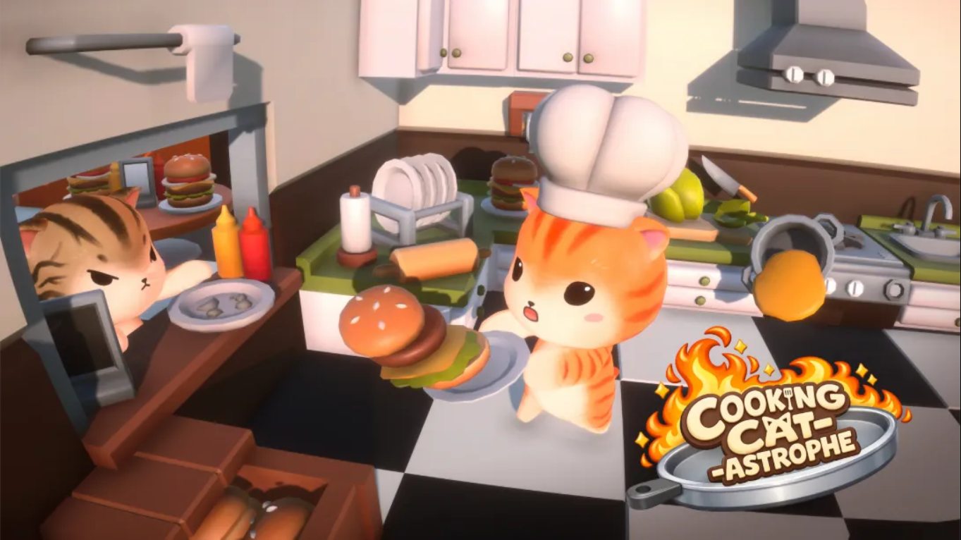 【美版】猫咪闹厨房 .Cooking Cat-Astrophe 中文-创领云聚