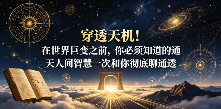 付费文章：穿透天机！在世界巨变之前，你必须知道的通天人间智慧一次和你彻底聊通透-智享云联