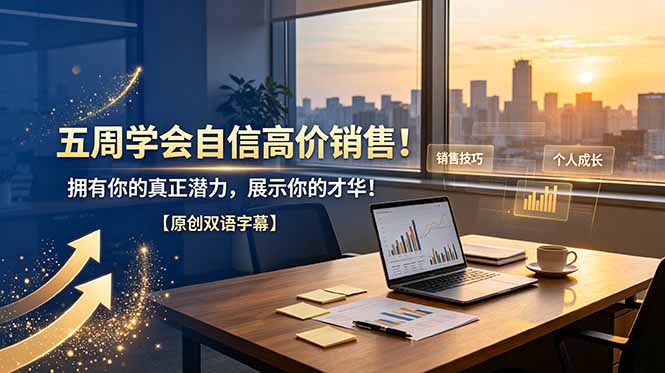 五周学会自信高价销售！拥有你的真正潜力，展示你的才华！【原创双语字幕】-智享云联