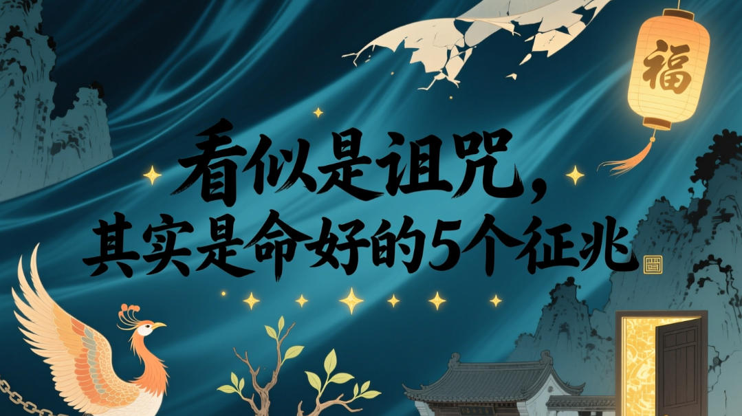 付费文章：看似是诅咒，其实是命好的5个征兆-智享云联