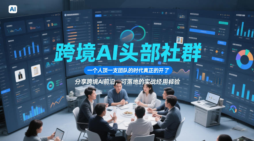 跨境AI头部社群，一个人顶一支团队的时代真正的开始了，分享跨境AI前沿，可落地的实战经验(更新6月29日)-智享云联