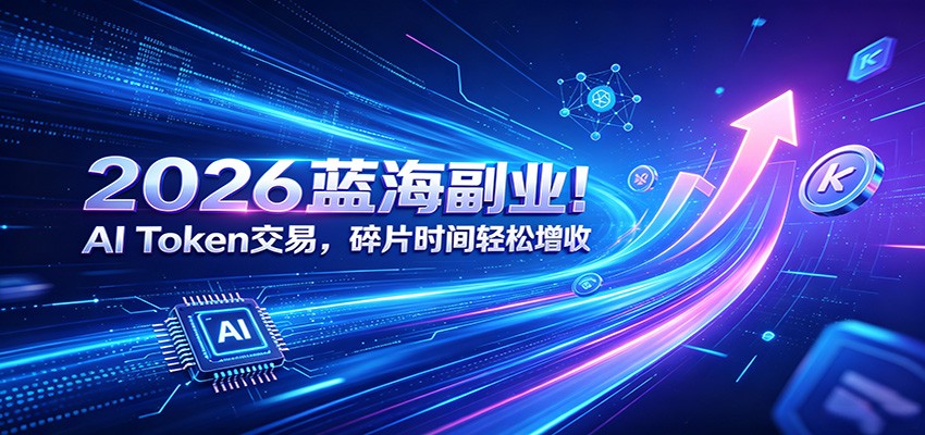 2026蓝海副业！AI Token交易，碎片时间轻松增收-智享云联