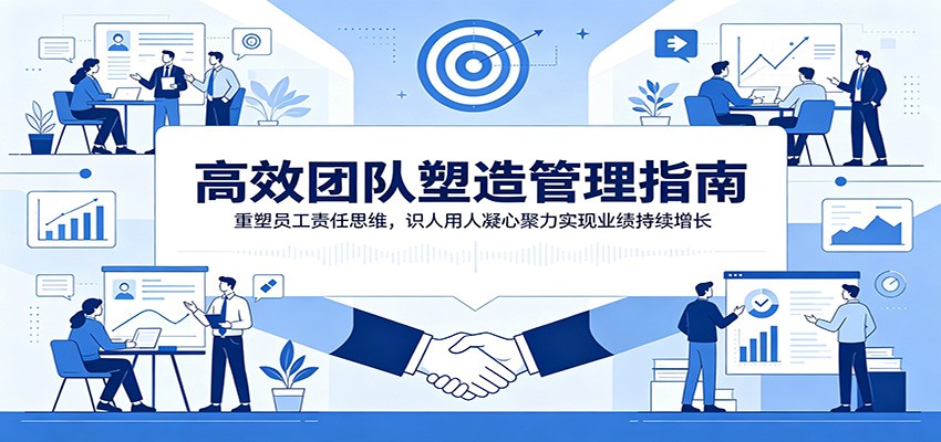 高效团队塑造管理指南：重塑员工责任思维，识人用人凝心聚力实现业绩持续增长-智享云联