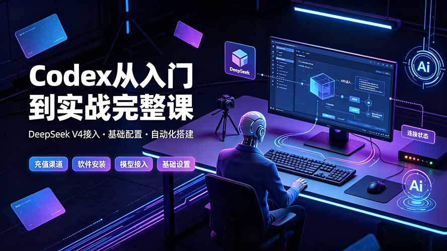 Codex从入门到实战完整课｜充值·安装·接入DeepSeek，记忆·插件·Skill·CLI·MCP全拆解-智享云联