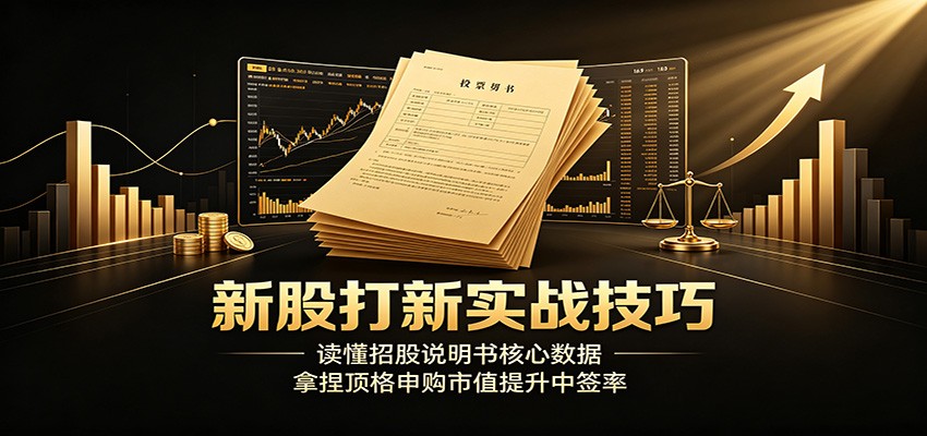 新股打新实战技巧:读懂招股说明书核心数据,拿捏顶格申购市值提升中签率-智享云联