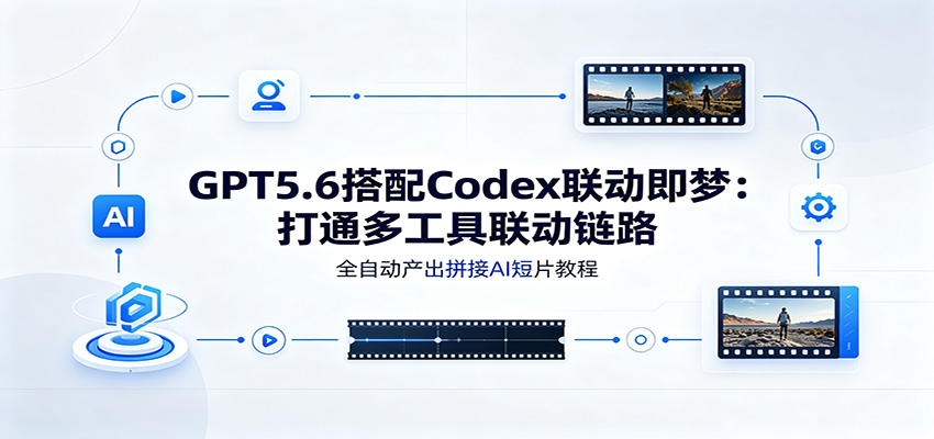 GPT5.6搭配Codex联动即梦：打通多工具联动链路，全自动产出拼接AI短片教程-智享云联