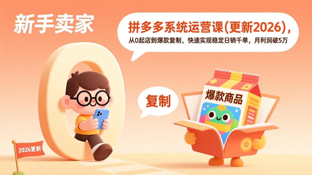 拼多多系统运营课(更新7月-智享云联