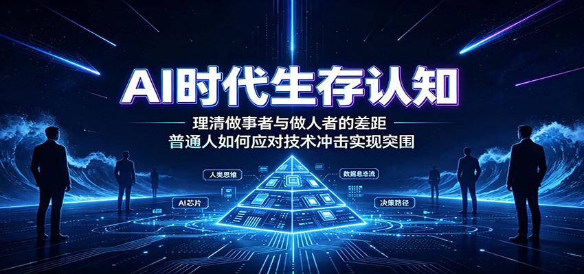 AI时代生存认知：理清做事者与做人者的差距，普通人如何应对技术冲击实现突围-智享云联