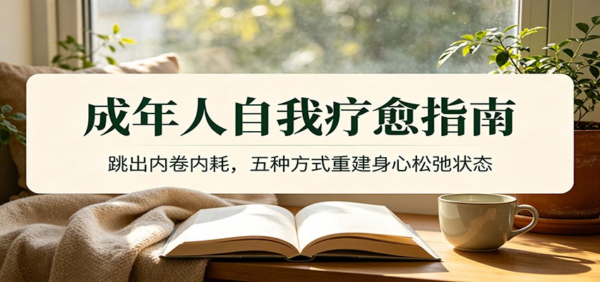 成年人自我疗愈指南：跳出内卷内耗，五种方式重建身心松弛状态-智享云联