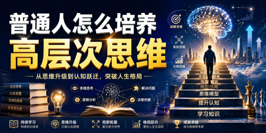 公众号付费文章：普通人怎么培养高层次思维-智享云联