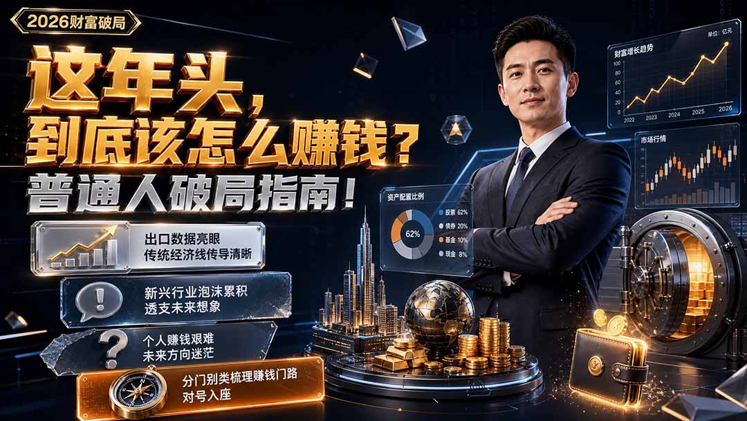 付费文章：这年头，到底该怎么赚钱？普通人破局指南！-智享云联