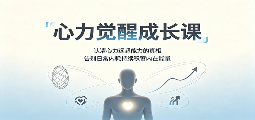 心力觉醒成长课:认清心力远超能力的真相,告别日常内耗持续积蓄内在能量-智享云联
