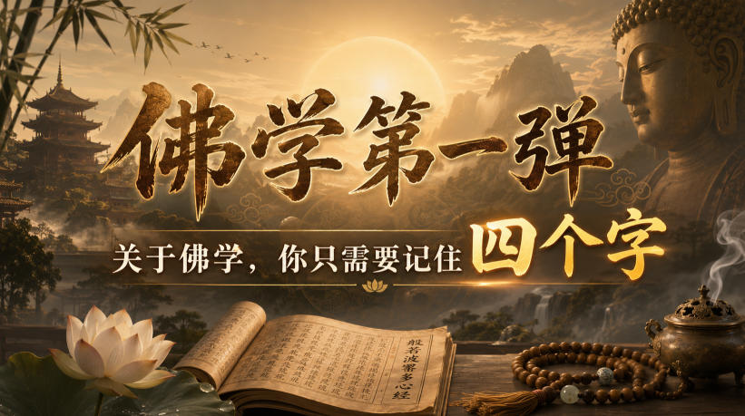 付费文章:佛学第一弹,关于佛学,你只需要记住四个字-智享云联