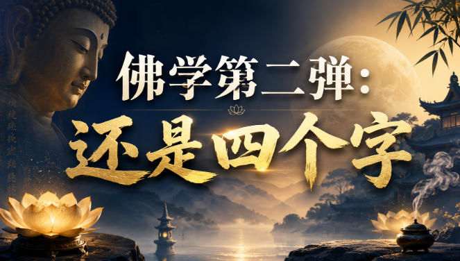 付费文章:佛学第二弹:还是四个字-智享云联