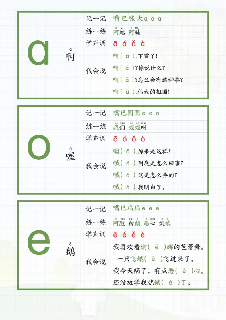 新一年级上册语文拼音贴汇总-智享云联