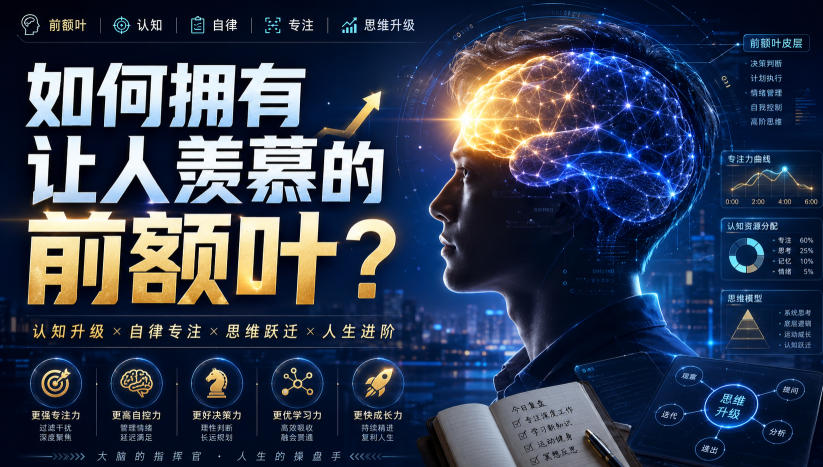 付费文：如何拥有让人羡慕的前额叶？-智享云联
