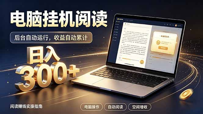 看小说也有收益?自动化流程,轻松日入300+-智享云联