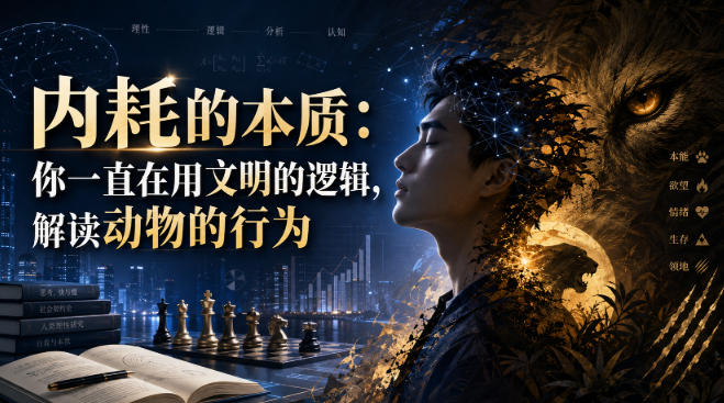 付费文章：内耗的本质：你一直在用文明的逻辑，解读动物的行为-智享云联