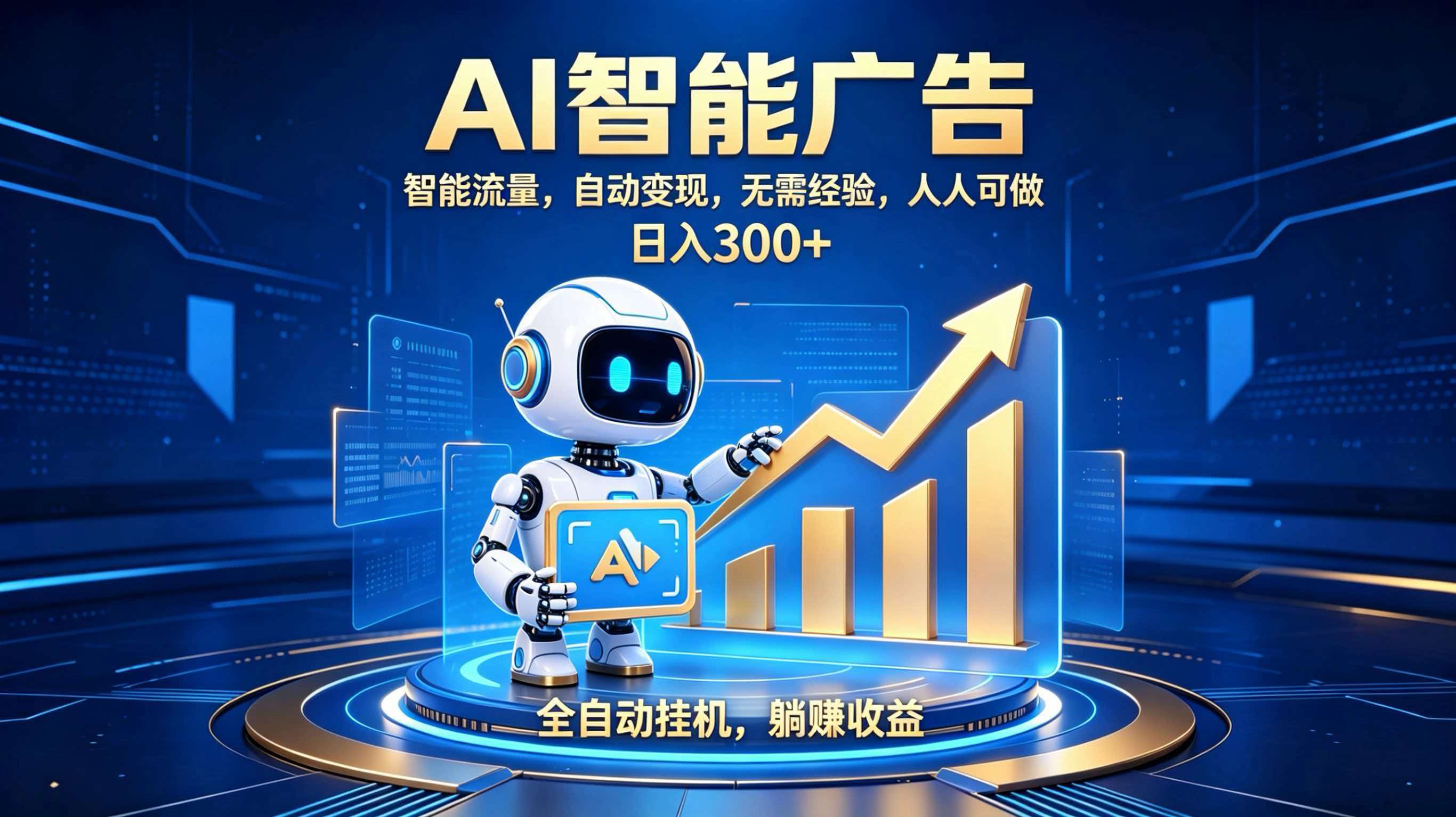轻资产新赛道,全自动AI广告,打造持续收益-智享云联