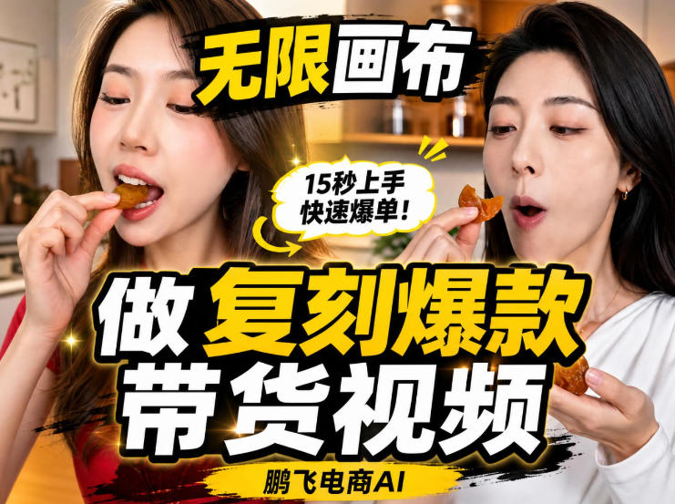 无限画布实操教程，搭一个炸裂级黑科技工作流——一键复刻爆款带货视频-智享云联