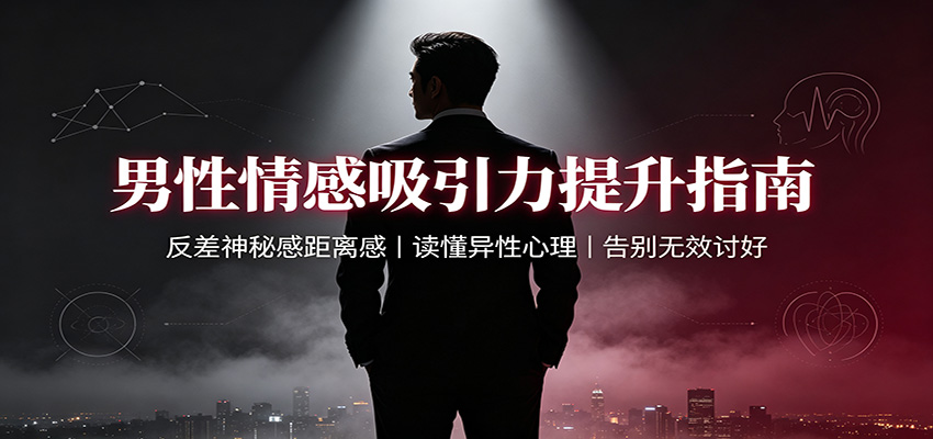 男性情感吸引力提升指南:反差神秘感距离感,读懂异性心理,告别无效讨好-智享云联