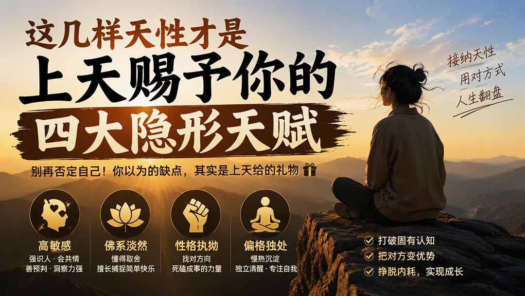 付费文章：这几样天性才是上天赐予你的四大隐形天赋-智享云联