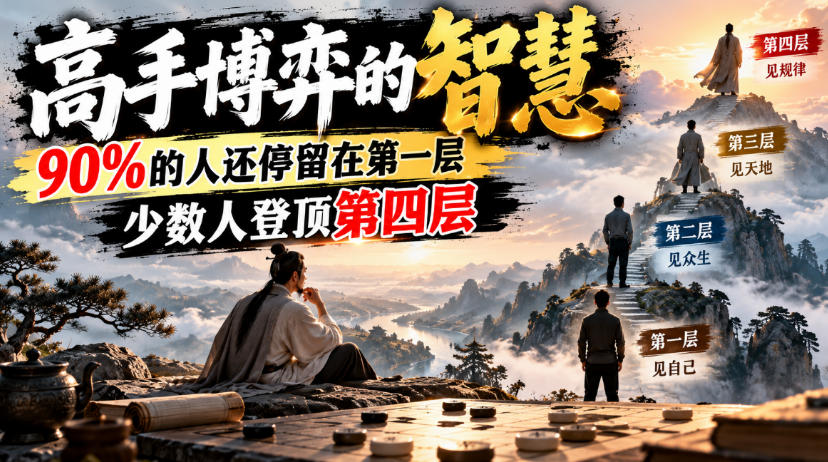 付费文章：高手博弈的智慧，90%的人还停留在第一层，少数人登顶第四层-智享云联