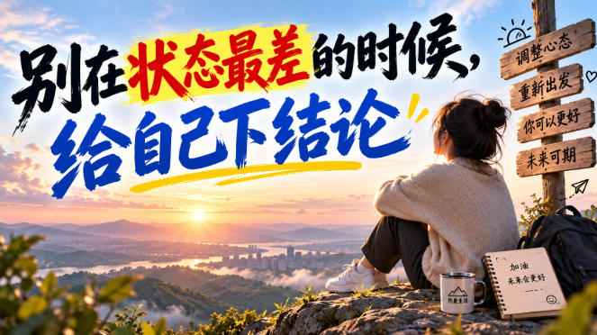 某公众号付费文章：别在状态最差的时候，给自己下结论-智享云联