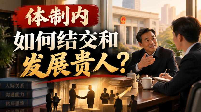 某公众号付费文章：体制内，如何结交和发展贵人?-智享云联