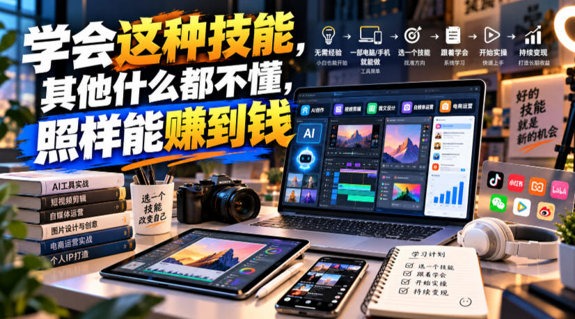 某公众号付费文章：学会这种技能，其他什么都不懂，照样能賺到钱-智享云联