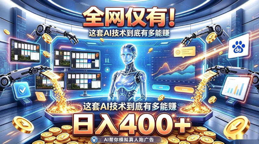 全网仅有！这套AI技术到底有多能賺，日入400+，无需人工干预，实现真正被动变现【揭秘】-智享云联