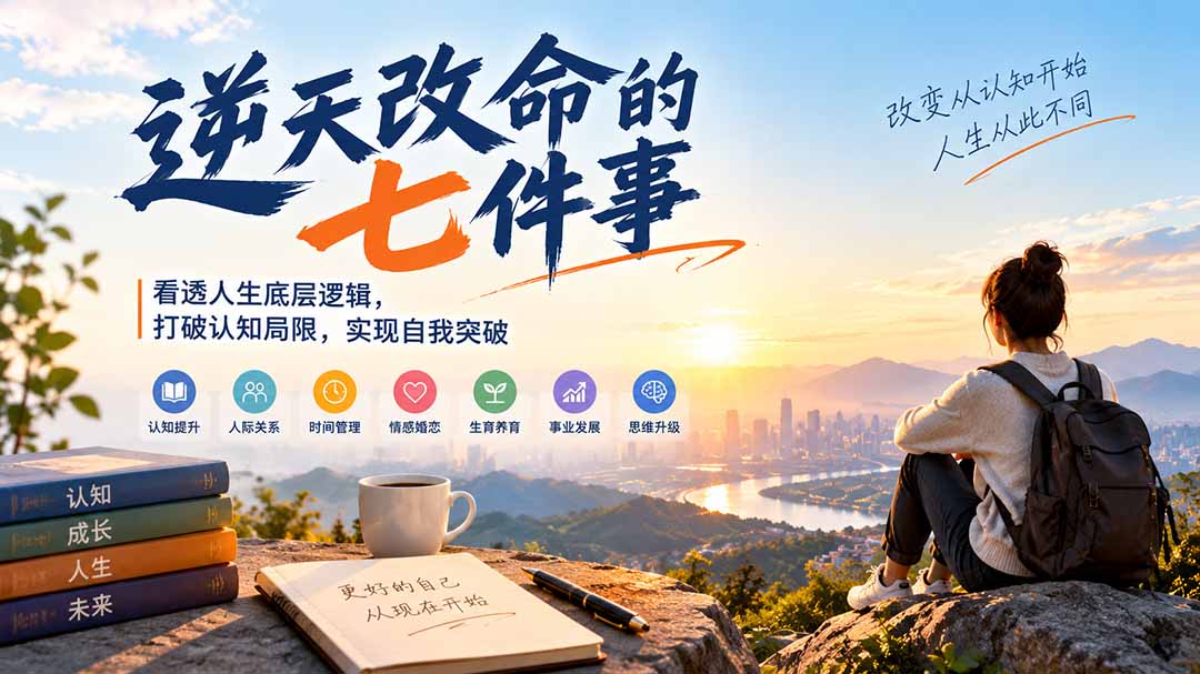 付费文章:逆天改命的七件事,看透人生底层逻辑,打破认知局限,实现自我突破-智享云联