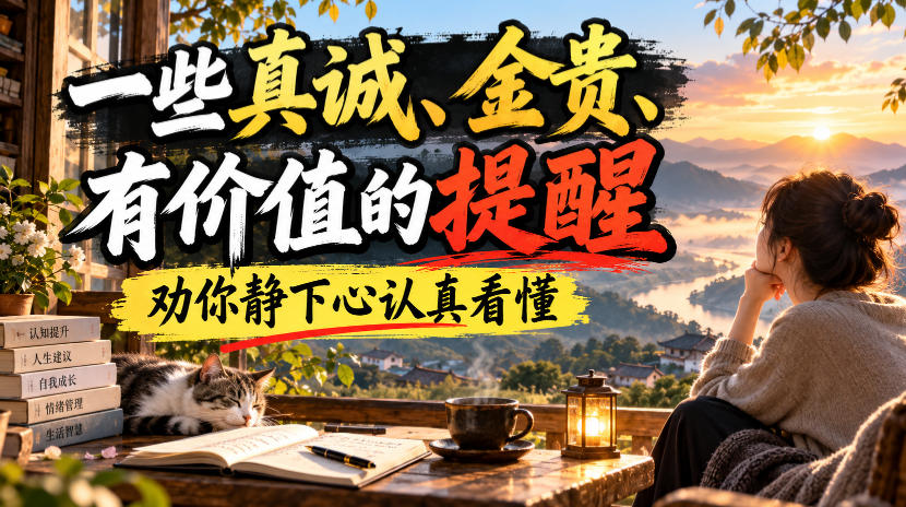 付费文章:一些真诚、金贵、有价值的提醒,劝你静下心认真看懂-智享云联