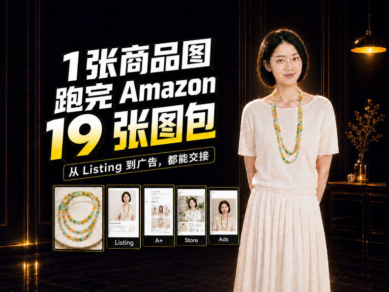 一张商品图,怎么做成Amazon 19张完整图包?我把整个流程跑了一遍-智享云联