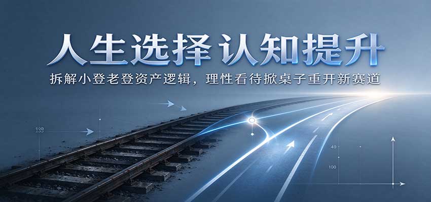 人生选择认知提升:拆解小登老登资产逻辑,理性看待掀桌子重开新赛道-智享云联