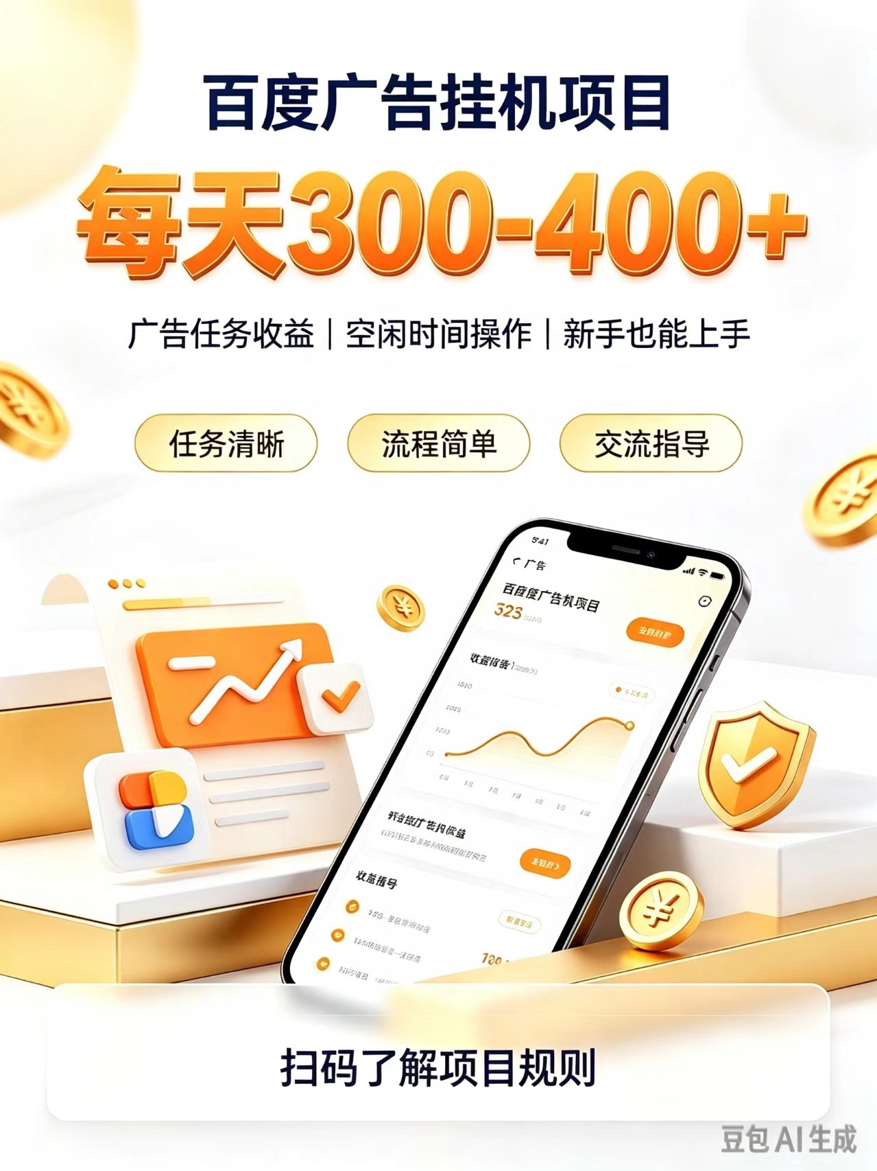 广告挂机0门槛副业，日赚300-400，躺赚稳定风口项目-智享云联