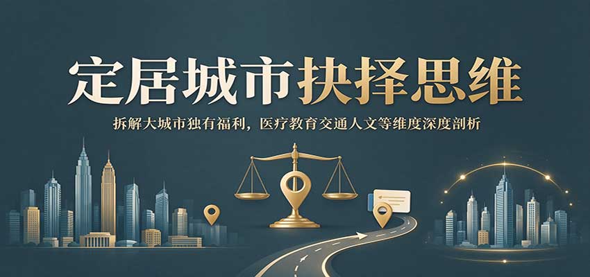 定居城市抉择思维:拆解大城市独有福利,医疗教育交通人文等维度深度剖析-智享云联