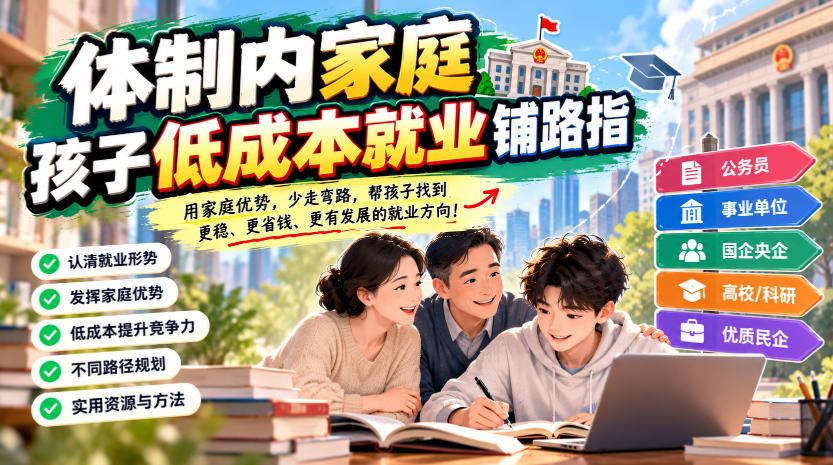 某公众号付费文章:体制内家庭,孩子低成本就业铺路指-智享云联